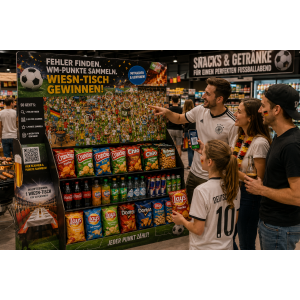 Fehler suchen, Punkte sammeln, Wiesn-Tisch gewinnen – warum Fußball-Gewinnspiele am POS echte Umsatztreiber sind
