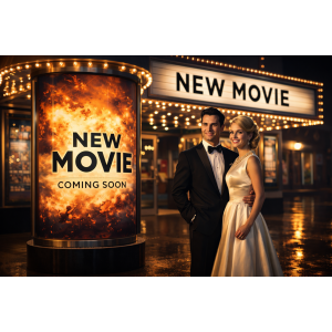 Kinowerbung aus Wellpappe: Warum XXL-Aufsteller im Foyer echte Blockbuster am POS sind