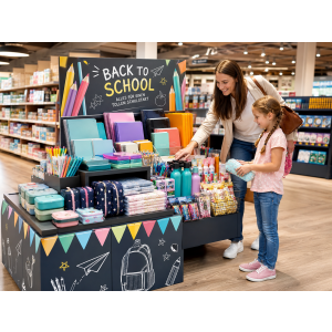Back to School am POS: Wie Displays den Schulstart zum Kaufanlass machen
